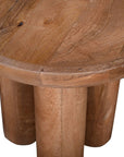 Blair - Round End Table - Dark Brown