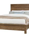 Crafted Cherry - Ben's Plank Bed With Terrace Footboard