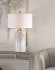 Georgios - Cylinder Table Lamp - White