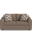 Chevy - Fabric Loveseat - Brown