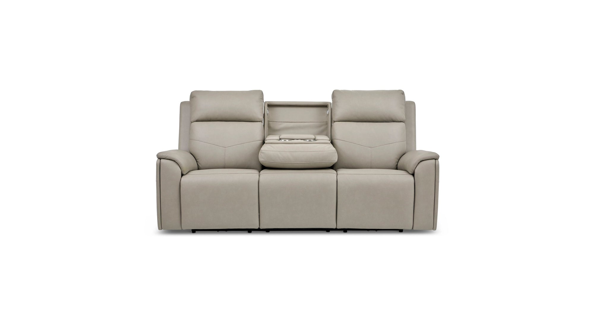 Vernon - Power Reclining Sofa With Console, Power Headrest, Lumbar, Heat &amp; Massage