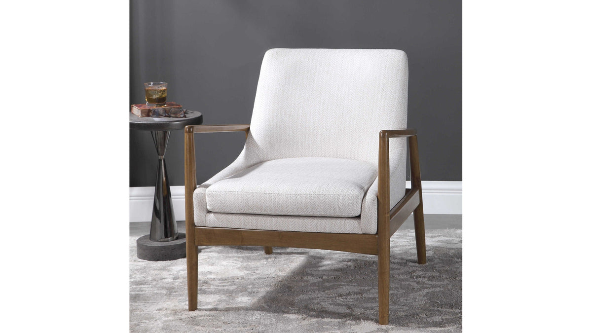 Bev - Accent Chair - White
