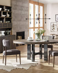 Curata - Upholstered Chair - Dark Gray
