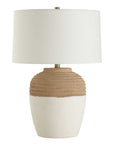 Bellaby - Terracotta Table Lamp - Brown / White