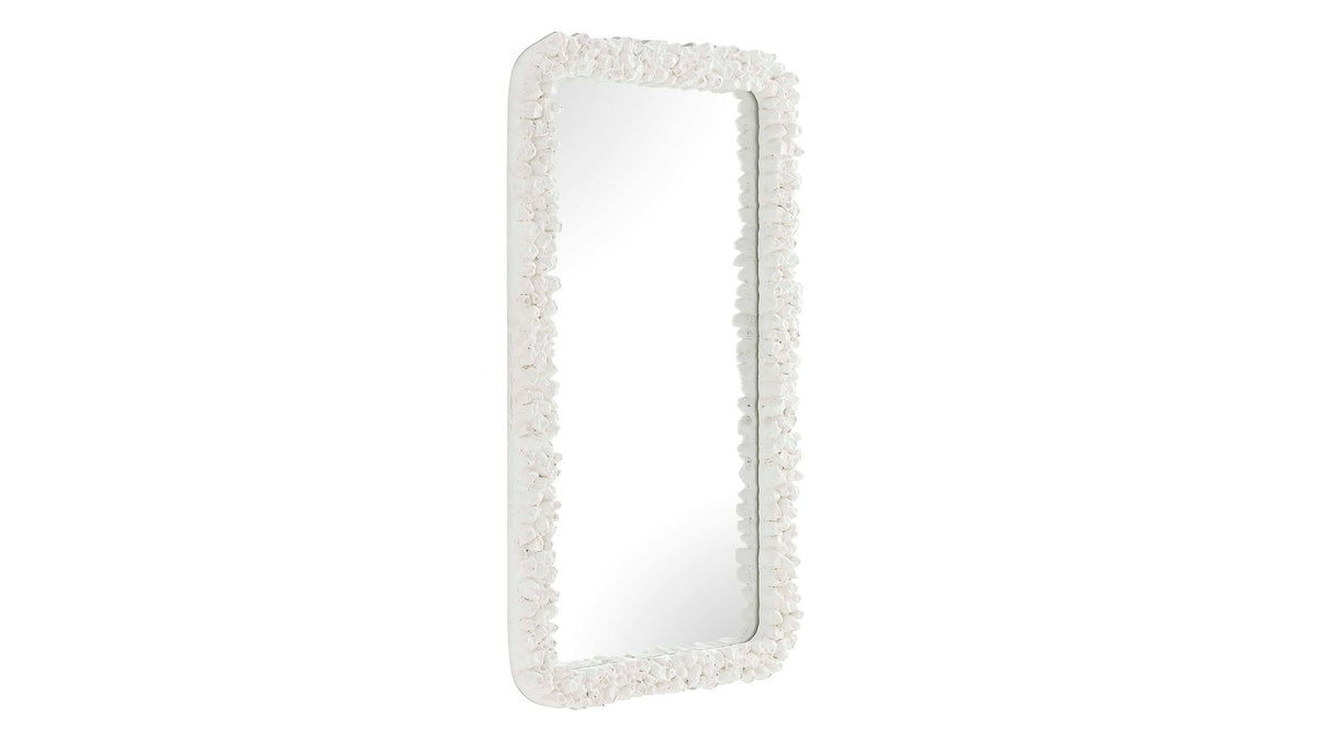 Barnacle - Rectangular Mirror - White