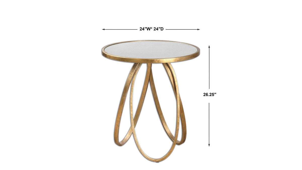 Montrez - Side Table - Gold