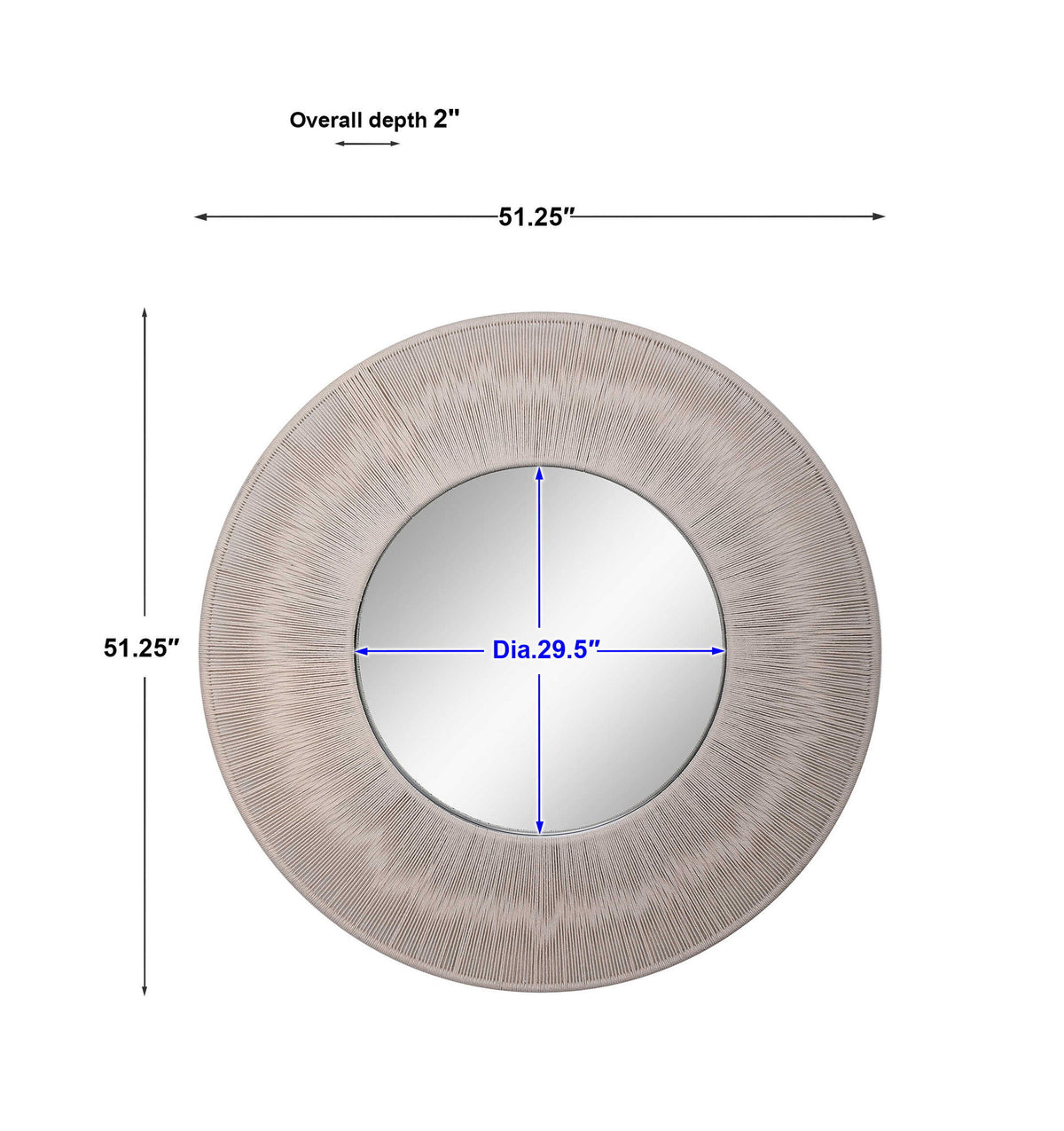 Sailor's Knot - Round Mirror