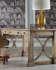 Melange - Architectural Writing Desk - Light Brown