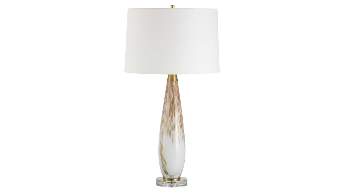 Lyra - Table Lamp - White &amp; Gold