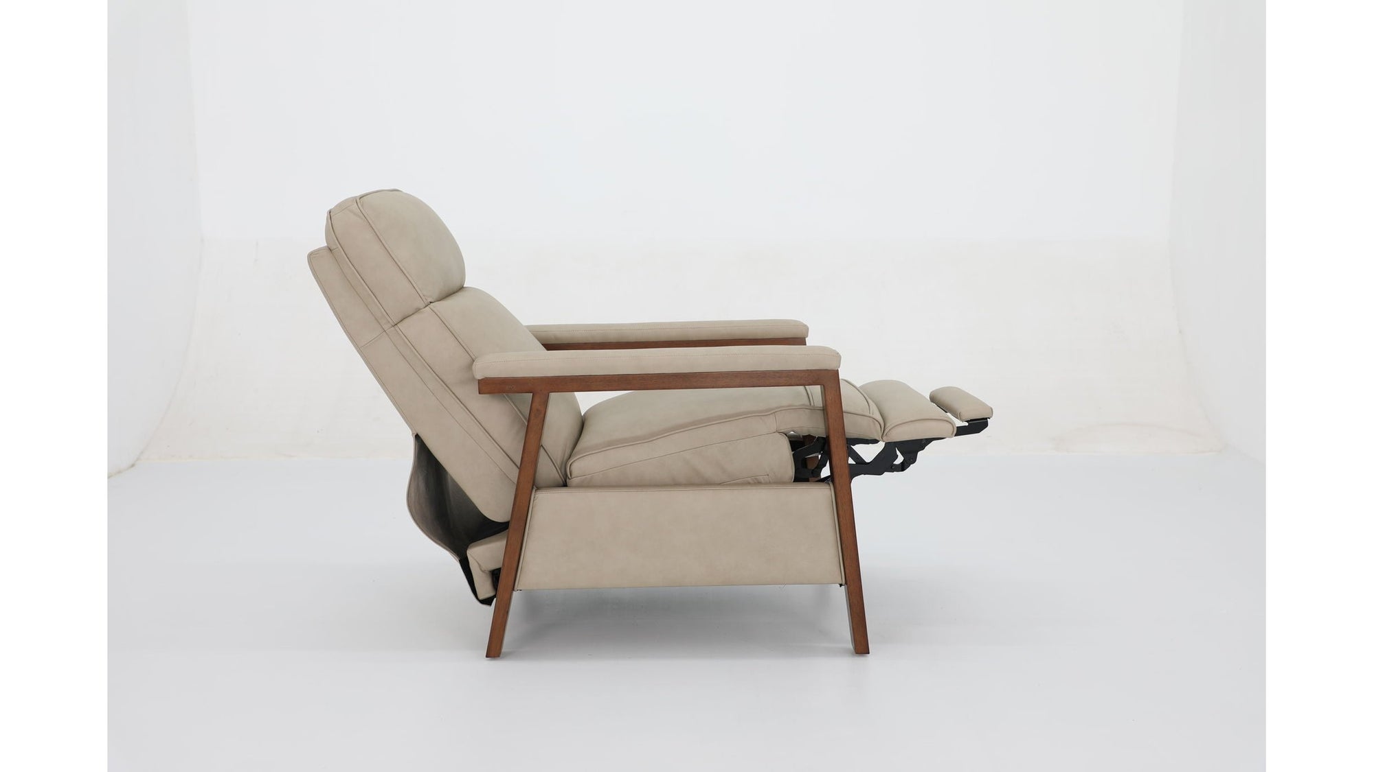 Ashland B - Recliner Push Thru The Arm - Cashmere-Stone