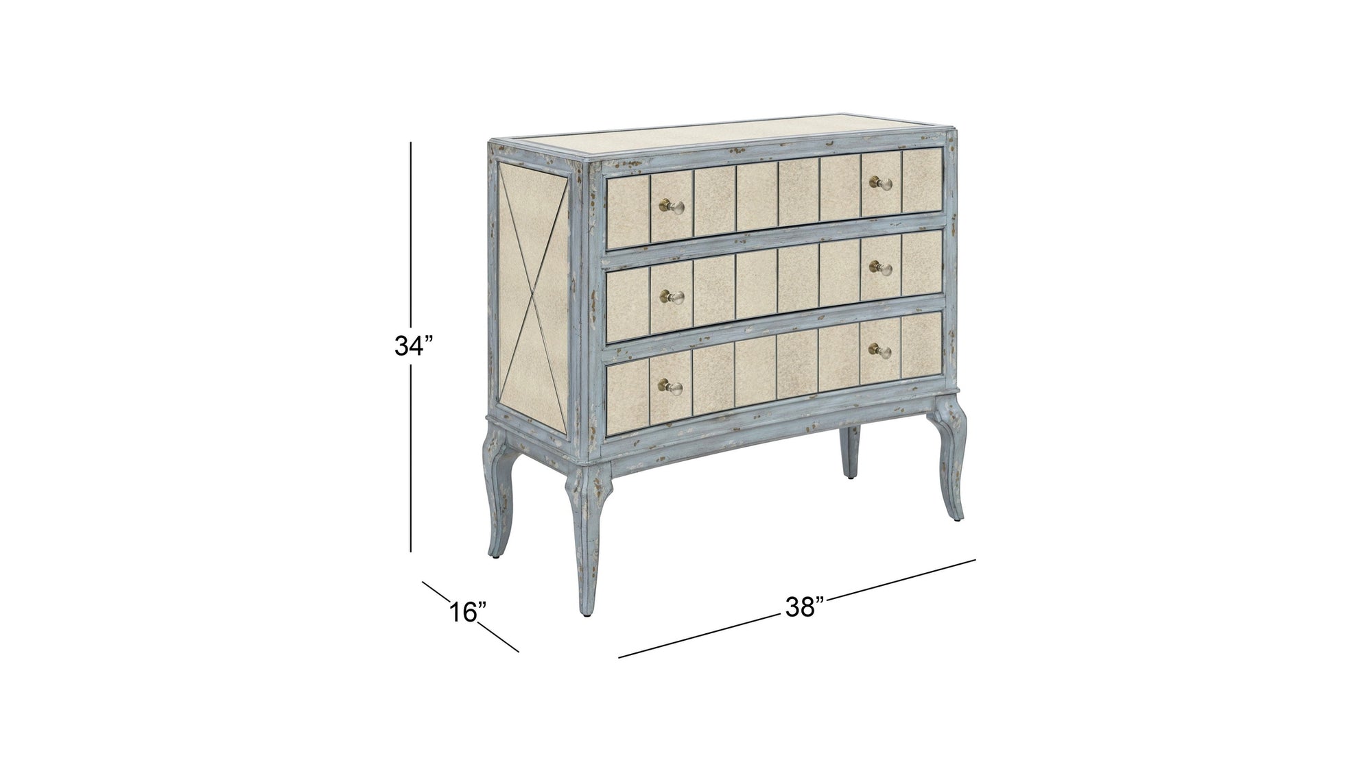 Fontaine - Hall Chest - Light Blue