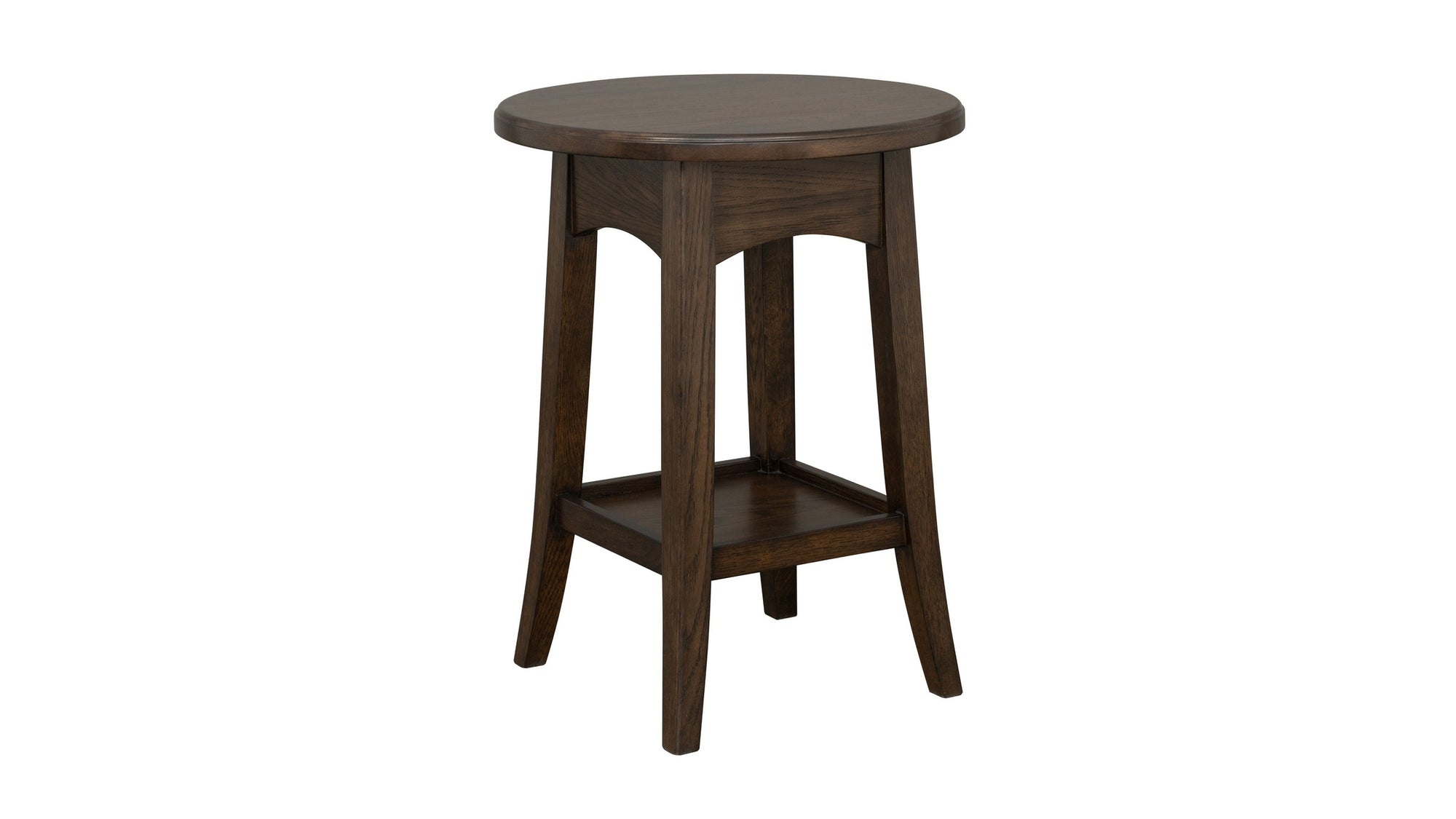 Sylvie - Accent Table - Dark Brown