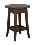 Sylvie - Accent Table - Dark Brown