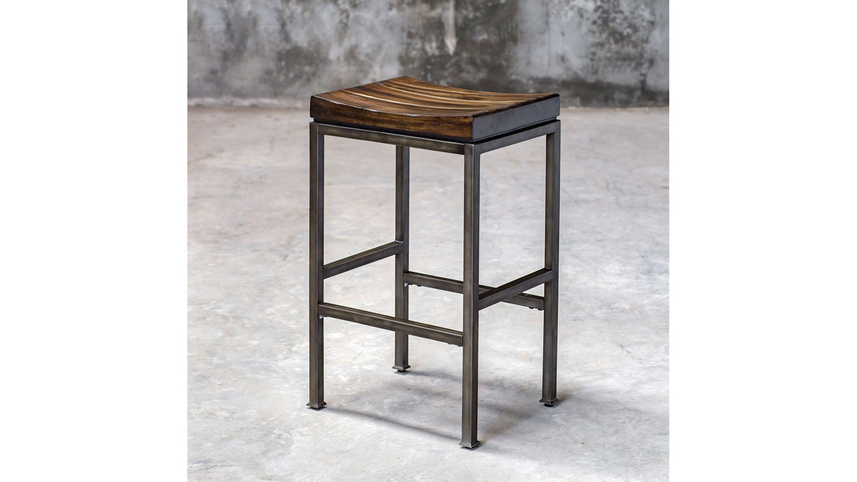 Beck - Industrial Bar Stool