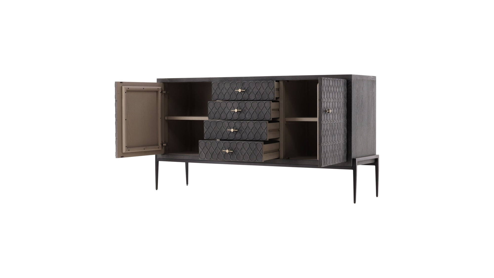 Stevens - Sideboard - Black
