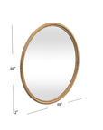 Certa - Wall Mirror - Dark Brown