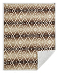 Campfire - Chalet Aztec Campfire Sherpa Throw 6 Per Carton - Multi Color