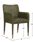 Conifer - Pine Dining Armchair - Green