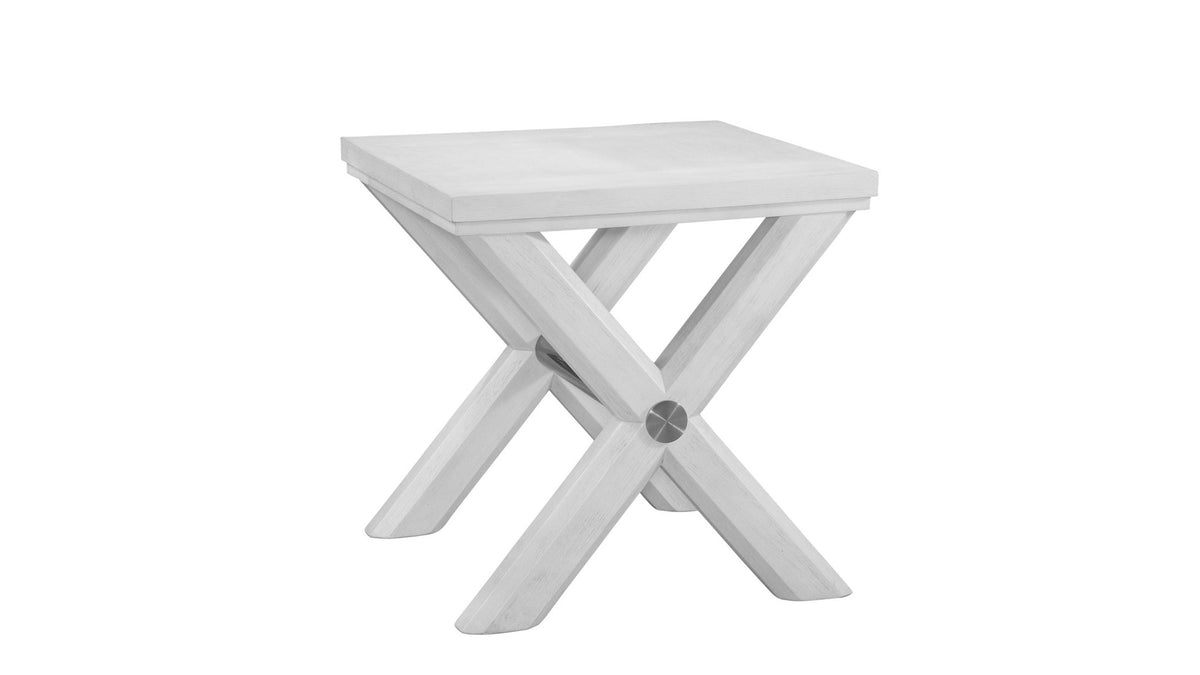Nadine - End Table - White