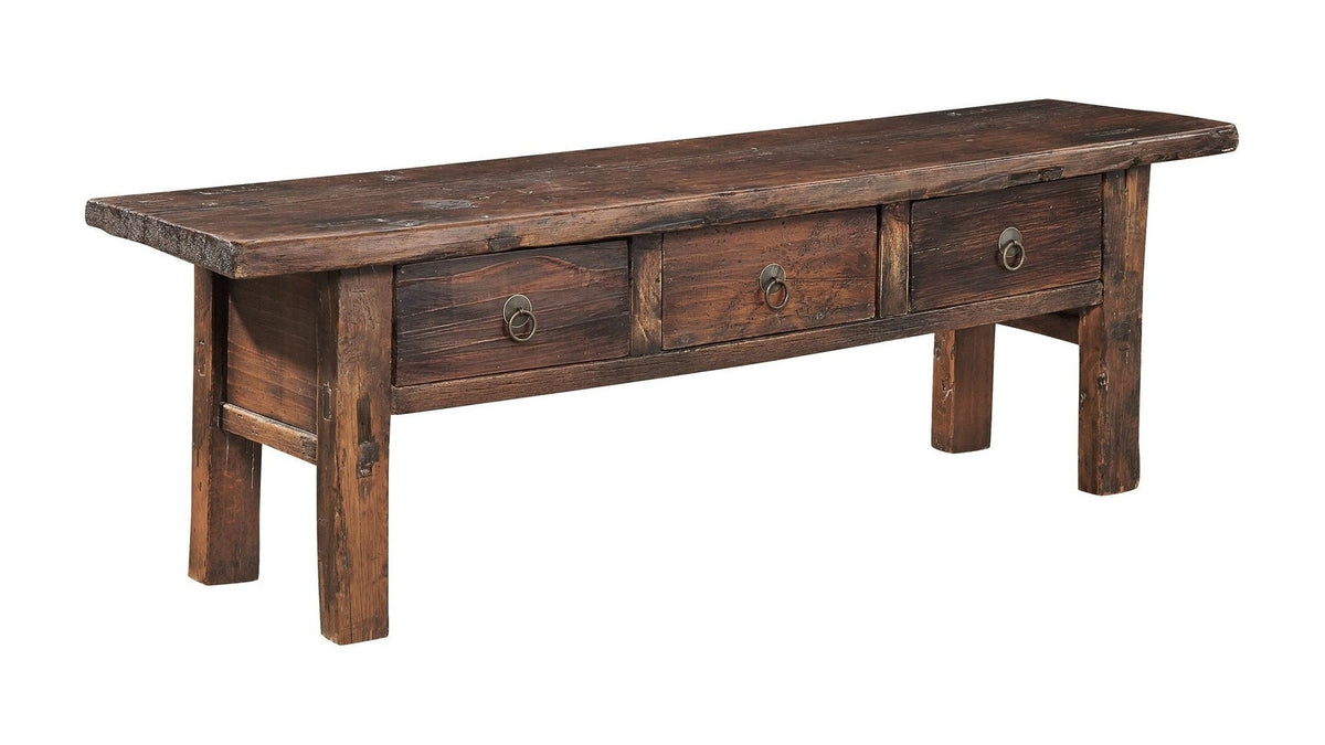 Antique - Coffee Bench - Dark Brown