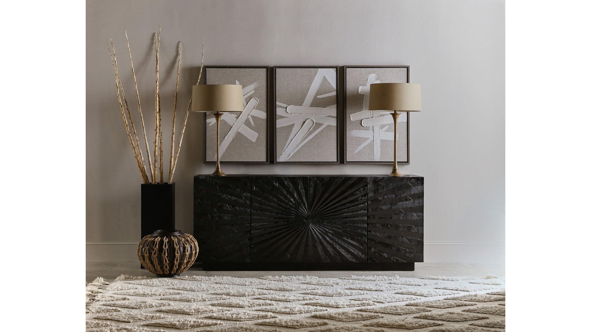 Commerce And Market - Open Space Entertainment Console - Black