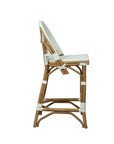 Jade - Counter Stool - White / Light Brown
