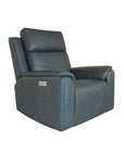 Vernon - Power Swivel Gliding Recliner With Power Headrest, Lumbar, Heat & Massage