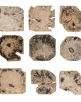 Bahati - Wood Bleached Wall Decor (Set of 9) - Brown