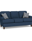 Moxy - Fabric Sofa, T-Shaped Seat Cushion, Curved Sock Arms