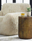 Peaks And Valleys - Accent Table - Gold