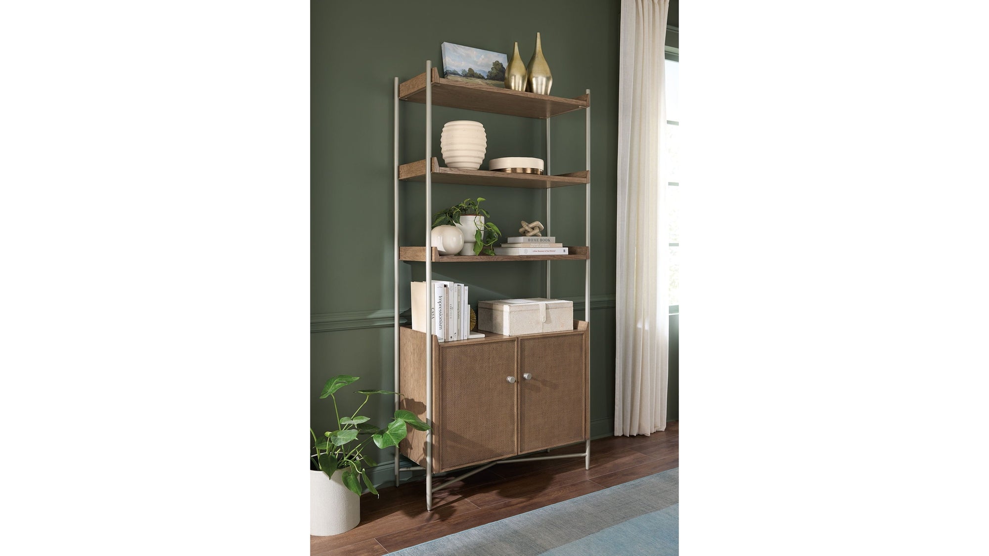 Sonnet - Sonnet Bookcase - Dark Gray