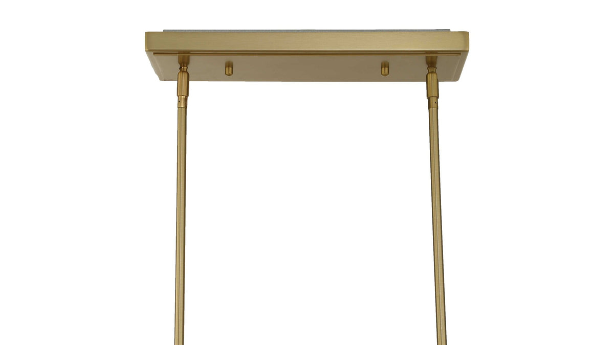 Cordoba - 8 Light Linear Chandelier - Gold