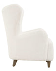 Ingel - Wingback Armchair - White