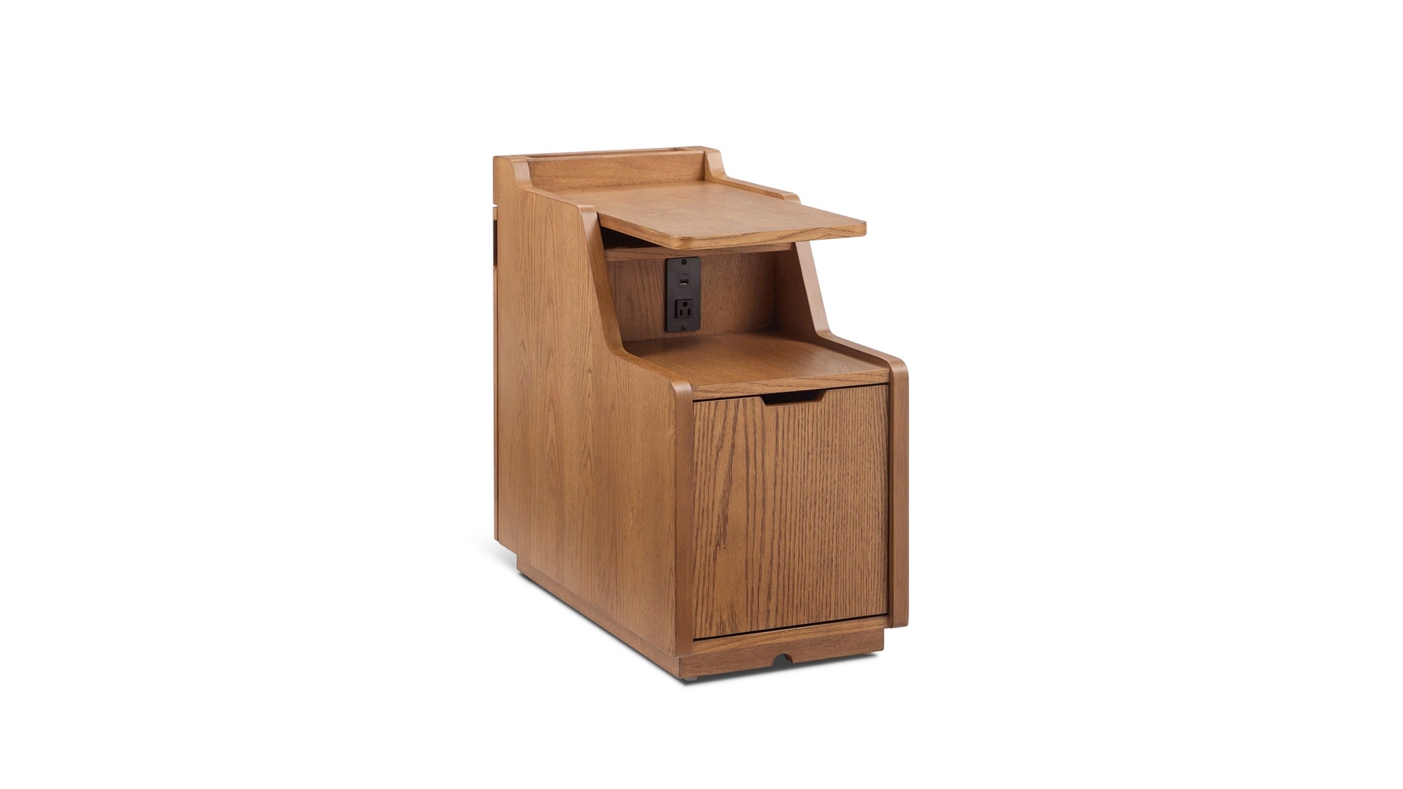 Sidekick - Smart Side Table - Light Brown