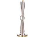 Devon - Table Lamp - Clear / Brushed Gold