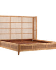 Positano - King Bed - Light Brown