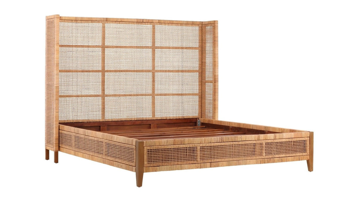 Positano - King Bed - Light Brown