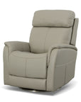 View - Power Swivel Recliner With Power Headrest