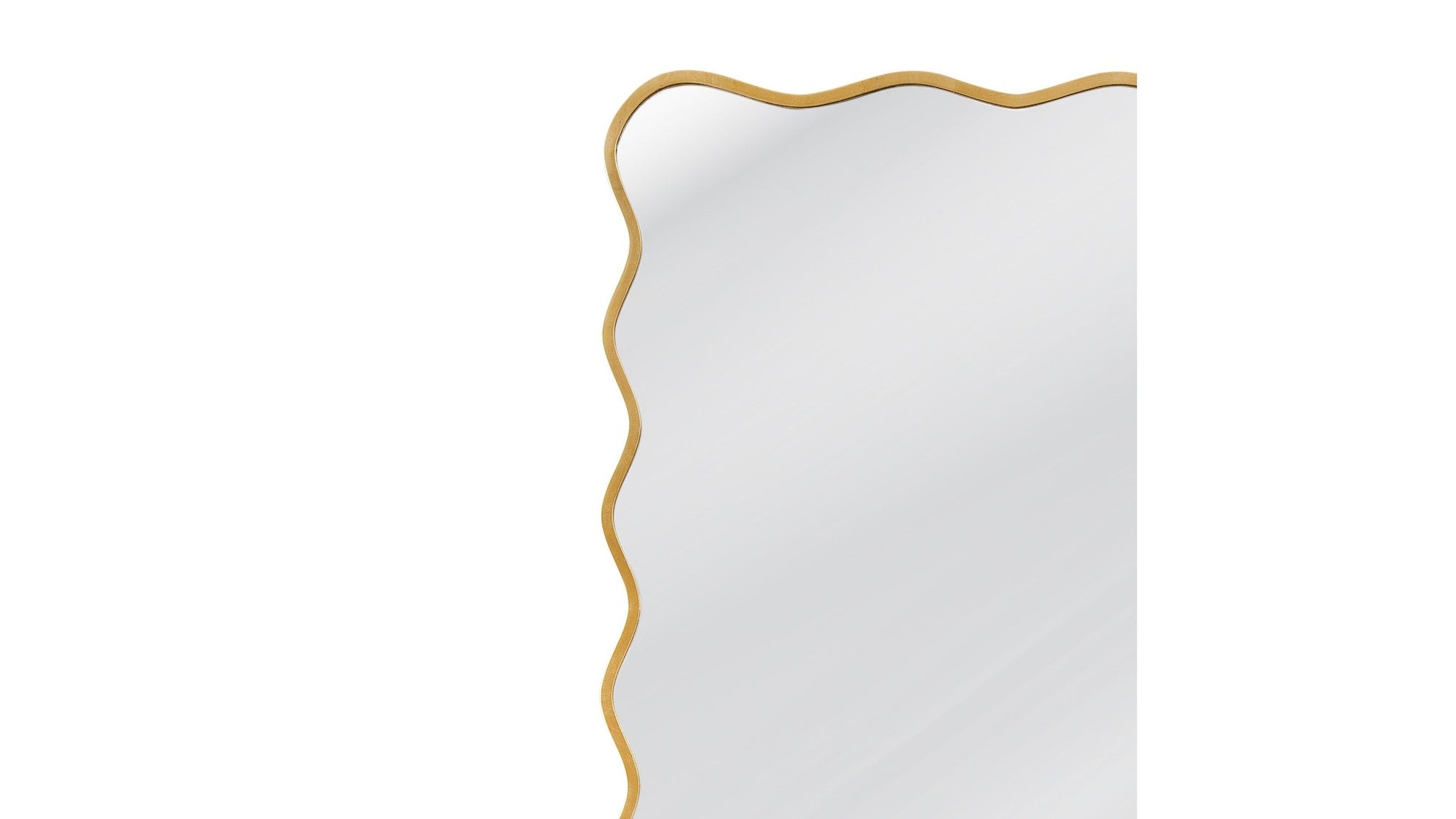 Freya - Floor Mirror - Antique Gold Leaf