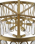 Aurelie - 9 Light Round Pendant - Brass