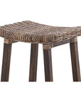 Country - Woven Kubu Counter Stool - Brown