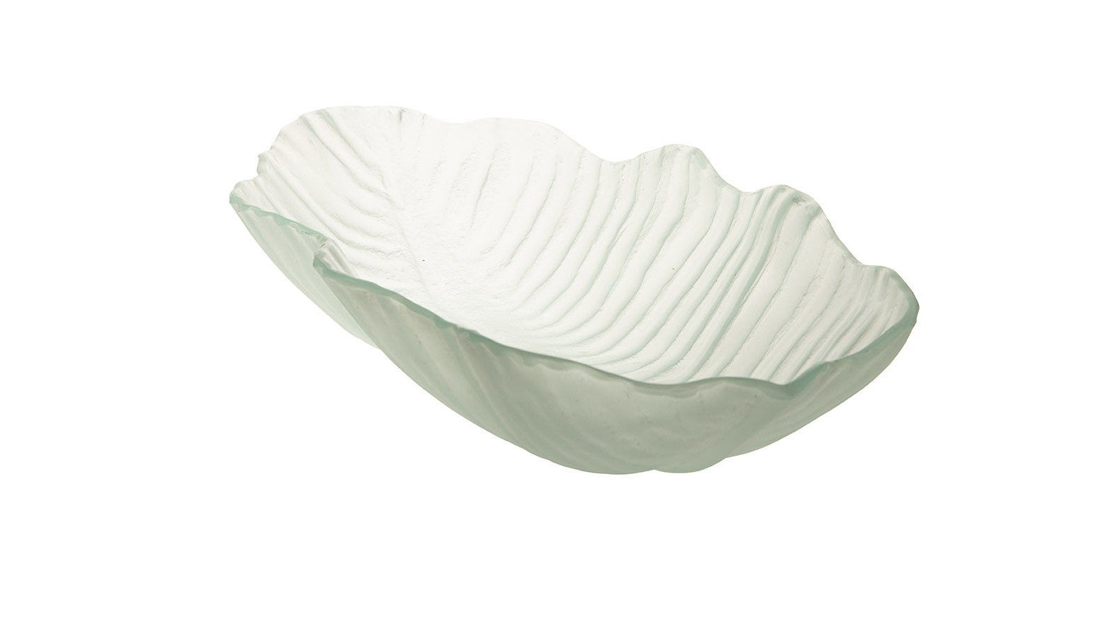 Small Glass Bowl Set Set of 2 - White