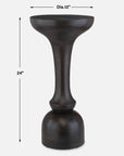 Gambit - Hourglass Accent Table - Black