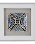 Roselle Canvas Art - Pearl Silver