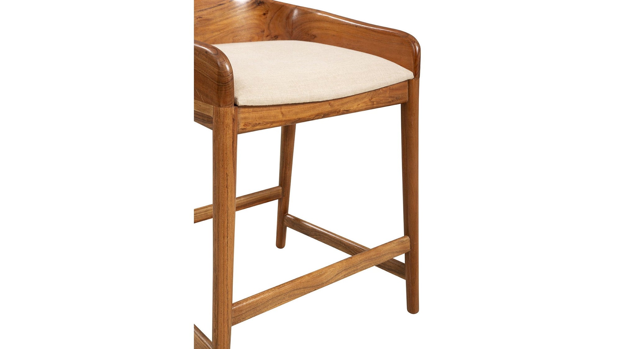 Saddle - Counter Stool - Light Brown