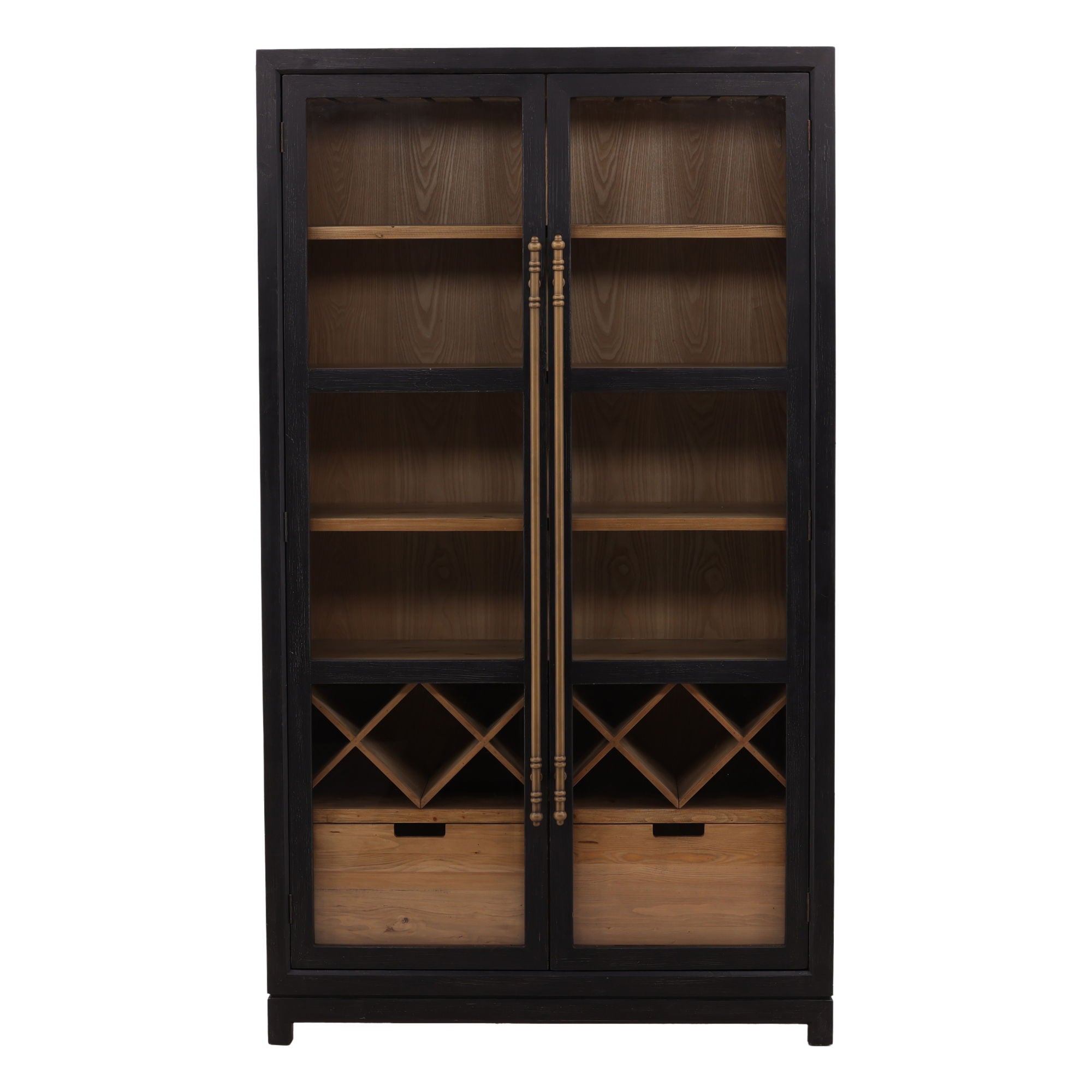 Merlot - Cabinet - Light Brown / Black