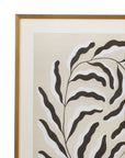 Emerging Weeds I Framed Print - Gray