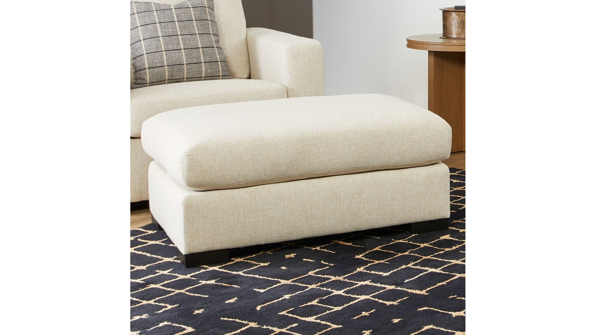 Noah - Fabric Ottoman