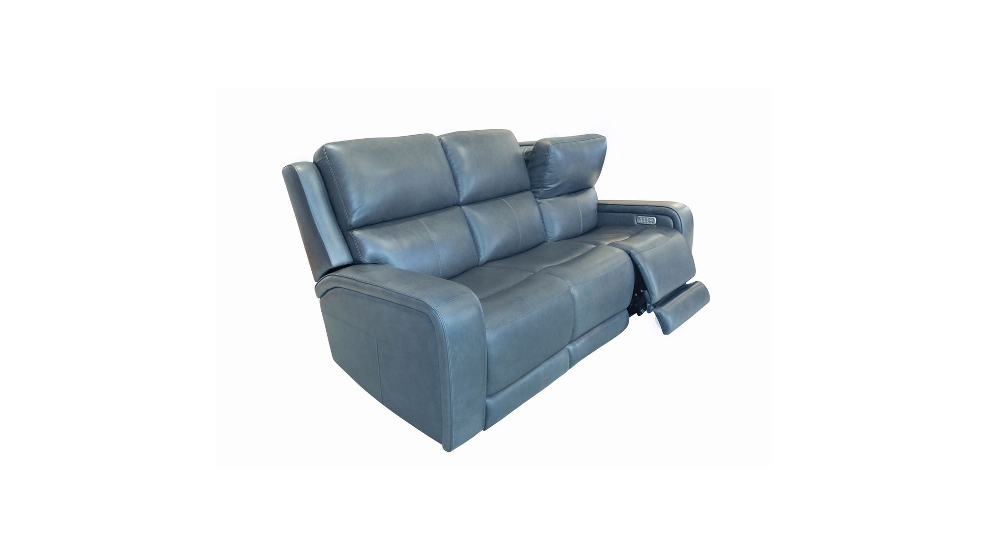 Oasis - Power Reclining Sofa With Power Headrests, Lumbar, Heat &amp; Massage