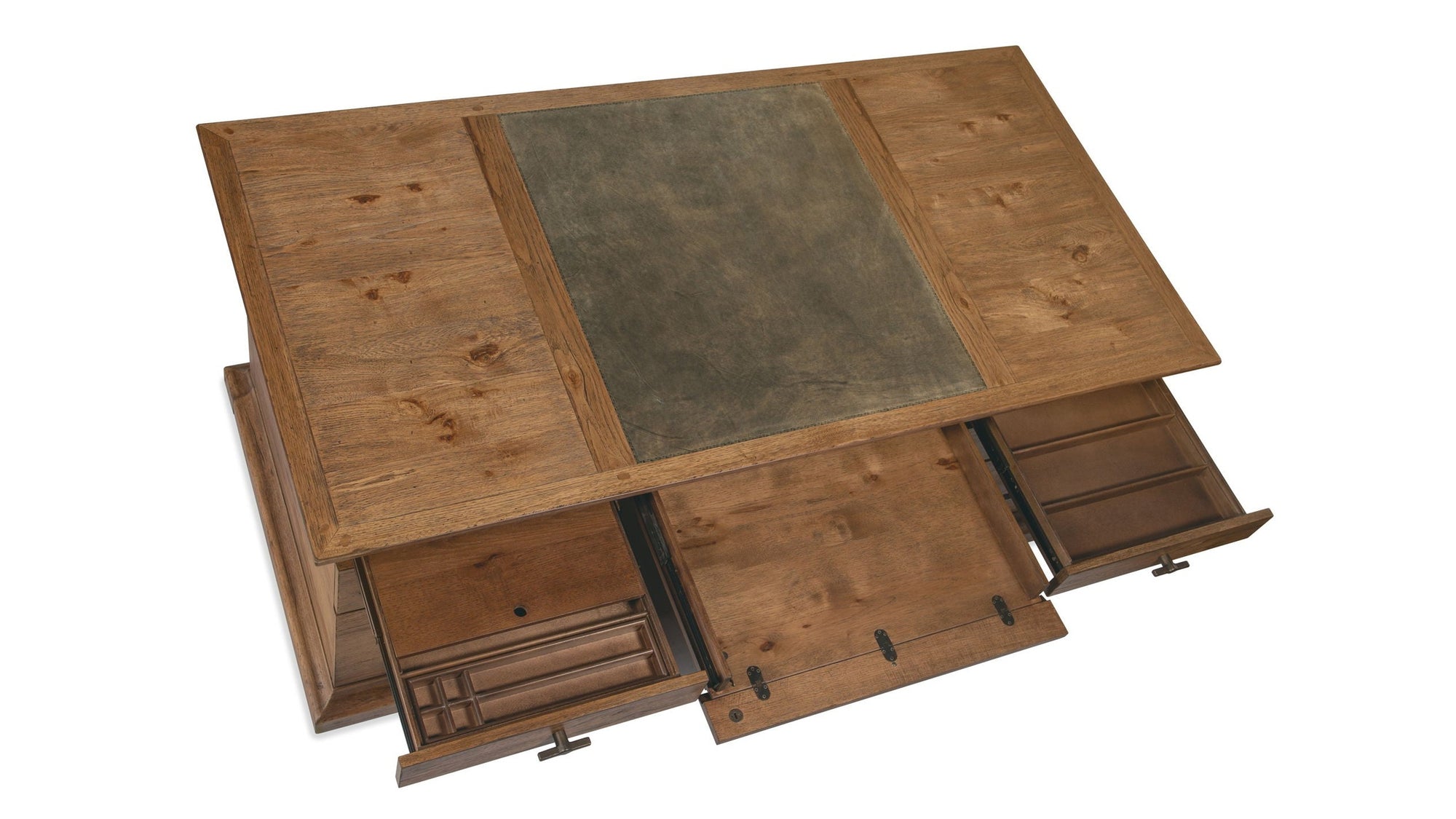 Big Sky - Executive Desk - Light Brown